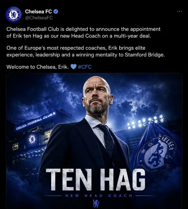 切爾西前主帥6年半合同僅干106天 收1300萬歐解約金創(chuàng)紀(jì)錄